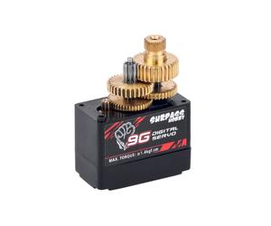 SURPASS HOBBY 12 Piezas S0009M 9G Servos Digitales Metal Gear Servo 1.4KG Engranaje de DireccióN para Piezas de Autos RC AvióN AvióN
