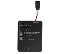 Surpass Hobby ESC Tarjeta de programación RC Controlador de velocidad electrónico LED Tarjeta de programa solo compatible con Supass Hobby sin escobillas ESC 25A 35A 45A 60A 80A 120A 150A (negro)