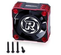 Surpass Rocket - Ventilador de refrigeración de motor de aluminio de 25 mm, 32000 rpm, ventilador de calor para motor sin escobillas a escala 1/10, 1/8, 1/12 RC Turbo ESC 540, color rojo