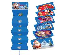 SURPLA DE REVISIÓN DE REVESTRA DEL REVESTRO DE NAVIDAD, Titular De Dinero De Navidad Con 10 Ventas,titular De Santa Efectivo, Suministros De Fiesta,para Suministros De Tarjetas De Regalo De Cumpleaños