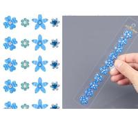 Surplex 30 pinzas para el pelo de flores pequeñas blancas con diamantes de imitación para mujeres, horquillas para el pelo de novia, accesorios para el cabello de boda, fotografía, diario, fiesta