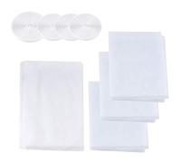 Surplex 4 Pcs Malla Mosquitera para Ventanas, protección Contra Insectos, se puede cortar, con 4 rollos de cintas autoadhesivas, 1.3 * 1.5m, 2 * 1.5m (Blanco)