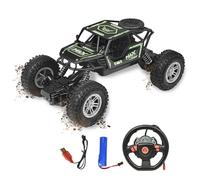 Surplex Coche teledirigido con sistema de amortiguación, 1:18 Vehículo todo terreno Monster Truck de juguete con batería recargable, Rápido corto curso de coche de juguete regalos para adultos Kid Boy