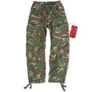 Surplus Airborne Vintage Pantalón, Bosque, Talla 3XL