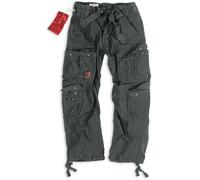 Surplus Airborne Vintage Pantalón, negro, Talla L