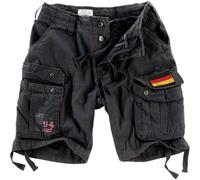 Surplus Airborne Vintage Patch Cortos, negro, tamaño L para Hombres