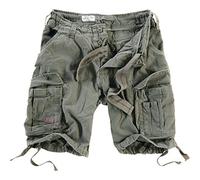 Surplus Hombres Airborne Vintage Pantalones Cortos Lavado Oliva tamaño 6XL