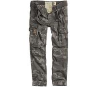 Surplus Premium Slimmy Pantalones Aire Libre Algodón Hombres Cargos Negro Camo