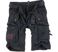 Surplus Royal Pantalones cortos, negro, tamaño 3XL para Hombres