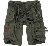 Surplus Royal Pantalones cortos, verde, tamaño 2XL para Hombres