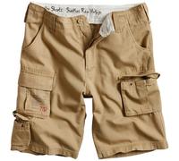 Surplus Trooper Cargo Bermudas Hombre Camping Carga Pesca Beige Desgastado