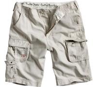 Surplus Trooper Pantalones cortos, blanco, tamaño XL para Hombres