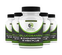 Surpresa Natural® Glucosamina, condroitina y MSM dosis altas de 4500 mg dosis diaria, 1 inventario probado en laboratorio, 195 cápsulas (5)