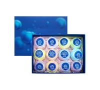 Surprise Bath Bomb Gift Set 12 Pack | Sea Salt, Plant Scented | Bubble Bath Balls For Women & Girls | Natural Spa Fizzies, Aromatherapy Gift Box