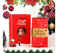 Surprise Gift Box Explosion for Money - DIY Folding Bouncing Pop Up Gift Box, Christmas, Anniversary & Valentine's Day, Creating Surprising Gift (Red,20 Pages)