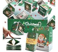 Surprise Gift Box Explosion for Money, Money Gift Boxes for Cash Pop up, Exploding Gift Box, Money Box for Cash Gift, Surprise Box Gift Box for Money (Green,20 pop-up boxes)