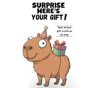 Surprise, here's your Gift! Your actual gift is still on its way: Your actual gift is still lost somewhere in the postal abyss: The ultimate emergency gift for men & women, stuffed with useless knowledge, tricky puzzles, and quiz questions