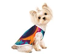 Surreal Enigma Pet Camiseta sin mangas transpirable L para perros y gatos pequeños, suave, cómoda, elegante