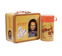 Surreal Entertainment Child's Play Chucky Good Guys - Lonchera de lata con recipiente para bebidas