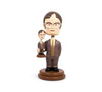 Surreal Entertainment The Office - Figura cabezona de resina de Dwight doble | Figura de acci n coleccionable, estatua, juguete de escritorio, ac