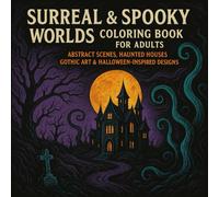 Surreal & Spooky Worlds Coloring Book for Adults: Abstract Scenes, Haunted Houses, Gothic Art & Halloween-Inspired Designs | Relaxation, Stress Relief & Creative Fun