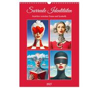 Surreale Identitäten. Gesichter zwischen Traum und Symbolik (Wandkalender 2027 DIN A3 hoch), CALVENDO Monatskalender: Zwölf außergewöhnliche ... Fantasie zu einer Form von Identität verweben