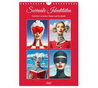 Surreale Identitäten. Gesichter zwischen Traum und Symbolik (Wandkalender 2027 DIN A4 hoch), CALVENDO Monatskalender: Zwölf außergewöhnliche ... Fantasie zu einer Form von Identität verweben