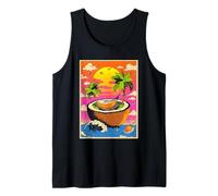 Surrealista Coconut Island Tropical Summer Estética de ensueño de los años 90 Camiseta sin Mangas