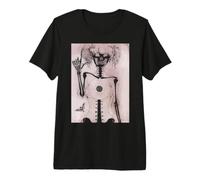 Surrealista Figura Anatómica Gótico Oculto Abstracto Línea Art Il Camiseta Premium