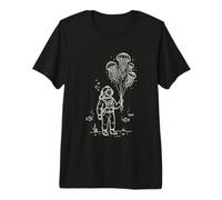 Surrealista Ocean Estética Deep Sea Diver Camiseta Premium