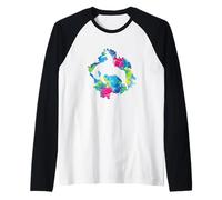 Surrealista Rodeo Escena Camiseta Manga Raglan
