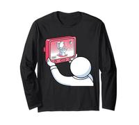 Surrealista Toilet TV Meme De Dibujos Animados para Humor Absurdo Skibidi Meme Manga Larga