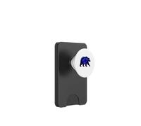 Surrealista Wildlife Bear Arte gráfico de montaña de doble exposición PopSockets PopWallet para MagSafe
