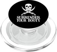 Surrender Your Booty - Disfraz de Pirata Divertido capitán de Barco Marino PopSockets PopGrip para MagSafe
