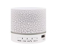 Surround Sound Speakers, LED Light Subwoofer, Stereo Audio System, Plug-In Power Design, Deep Bass Output, Colorful Lighting Effects, Perfect for Home, Party, 2.36x2.36x2.24 Inches