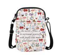 Surround Yourself With People Who Make Your Heart Smile Gift Princess Lover Fairy Tale Crossbody Bag, The Secret Cb UK, 0