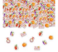 Sursurprise 200 piezas de confeti de She's Fresh Off The Market para decoración de despedida de soltera, frutas y verduras para despedida de soltera, compromiso, suministros de boda