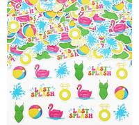 Sursurprise Last Splash - Decoraciones de despedida de soltera, 200 piezas de confeti para mesa, piscina de verano, despedida de soltera, suministros de despedida de soltera