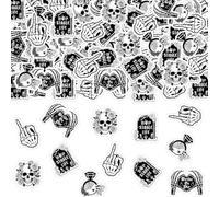 Sursurprise RIP - Confeti de vida única, 200 piezas góticas de novia o troquel para despedida de soltera, despedida de soltera, decoración de boda o fiesta de compromiso