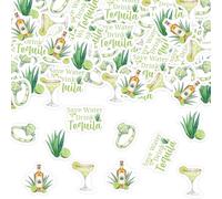 Sursurprise Save Water Drink - Confeti de tequila para despedida de soltera, 200 piezas de papel de cóctel para decoración de mesa para despedida de soltera, compromiso, boda, suministros de fiesta de