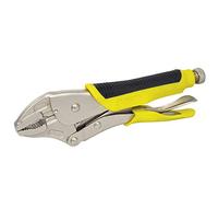 SURTEK Alicates de bloqueo - Alicates de mandíbula curvada de 10 pulgadas con ajuste rápido de dial y agarre acolchado moldeado - 115095