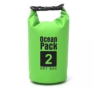 Surtep Ocean Dry Bag Bolsa impermeable ideal para lanchas a motor, veleros, motos acuáticas, rafting, kayaks, canoas, paddleboards, camping, pesca 2/3/5/10/15/20/25/30L, verde, 2l, DryBag
