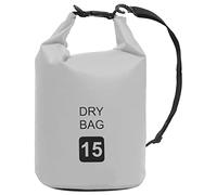 Surtep Ocean Dry Bag Bolsa impermeable ideal para lanchas a motor, veleros, motos acuáticas, rafting, kayaks, canoas, paddleboards, camping, pesca 2/3/5/10/15/20/25/30L, Blanco, 15 L, DryBag