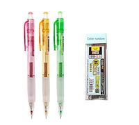 Surtido de 0,5 0,7 mm Kawaii 2B Lapiceros Automáticos con Borrador Shake Out The Core (Juego de 3 Lápices de 0,7 mm)