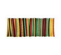 Surtido de 164 tubos termorretráctiles de colores mixtos, relación de encogimiento 2:1, diámetro de 1,0-14,0 mm, rango de -55 °C a 125 °C, material PET, para cable eléctrico