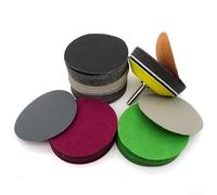 Surtido de 30 piezas de papel de lija impermeable de 75 mm, grano 800-5000 con gancho y bucles, incluye almohadilla de respaldo de lijado con vástago de 6 mm y almohadilla de interfaz suave para pulir
