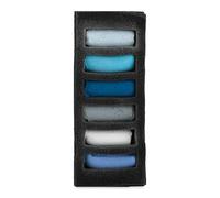 Surtido de 6 medios pasteles extrafinos Sennelier con colores análogos (Cielo de verano)