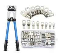 Surtido De 60 Conectores De Crimpado For Cables De Cobre De Automóviles, Terminales De Batería, Conectores Soldados, Kit HX-50B