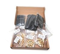 Surtido de 70 conectores tipo bala chapados en oro (5 pares de cada tamaño) 3.5 mm, 4 mm, 5 mm, 5.5 mm, 6 mm, 6.5 mm, 8 mm, macho hembra, conectores de cable de batería ESC para motor RC de cobre