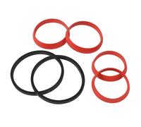 Surtido de arandelas de junta deslizante Keeney 25513K, color negro y rojo